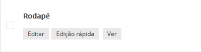 editar rodapé