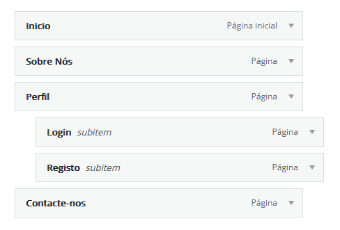 editar menus